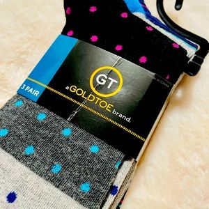 Men’s Gold Toe Socks, 3 Pack, Brand New!